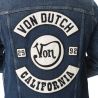 Veste homme denim avec patch dans le dos Heritage Veste homme denim avec patch dans le dos Heritage