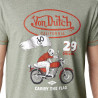T-shirt homme col rond effet chiné avec print Flag T-shirt homme col rond effet chiné avec print Flag
