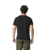 T-shirt homme col rond stretch avec print et bords contrastés Man