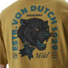 T-shirt homme col rond en jersey relax fit avec print Wild T-shirt homme col rond en jersey relax fit avec print Wild