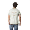 T-shirt homme col V avec traitement et print Speed