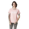 T-shirt femme col rond en acid wash avec logo en coton Kust T-shirt femme col rond en acid wash avec logo en coton Kust