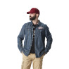 Chemise homme chambray avec print et badges Speed Chemise homme chambray avec print et badges Speed
