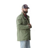 Veste homme militaires avec badges en coton M65