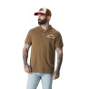 Polo homme avec logo et badges en coton Calif Polo homme avec logo et badges en coton Calif