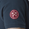 Polo homme avec logo et badges en coton Calif Polo homme avec logo et badges en coton Calif
