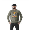 Sweat crew neck homme avec print devant Kat Sweat crew neck homme avec print devant Kat