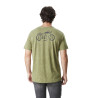 T-shirt homme col V en burnt out avec print Mott T-shirt homme col V en burnt out avec print Mott