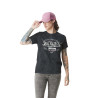 T-shirt femme col rond acid wash et print devant Compo T-shirt femme col rond acid wash et print devant Compo