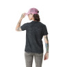 T-shirt femme col rond acid wash et print devant Compo T-shirt femme col rond acid wash et print devant Compo