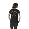 T-shirt femme en col V avec poche et print Rock T-shirt femme en col V avec poche et print Rock
