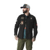Chemise homme en twill stretch avec badges Patche Chemise homme en twill stretch avec badges Patche