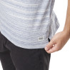 T-shirt homme col v avec traitement en coton Ron