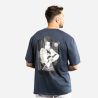 T-shirt homme relax fit avec print Naruto Shippuden Sasuke T-shirt homme relax fit avec print Naruto Shippuden Sasuke