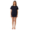 Ensemble de pyjama court femme Navy Ensemble de pyjama court femme Navy