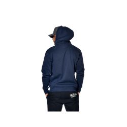 Sweat homme zippé à capuche imprimé devant Sliman