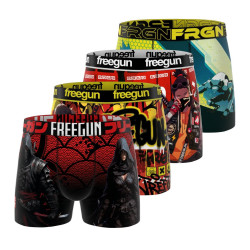 Lot de 4 boxers homme Manga...