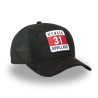 Casquette Trucker premium avec filet Suédine Dossard
