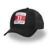 Casquette Trucker premium avec filet Suédine Dossard