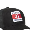 Casquette Trucker premium avec filet Suédine Dossard