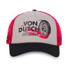 Casquette trucker avec filet effet bambou et print devant Crew