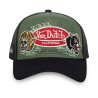 Casquette trucker avec filet en sergé de coton Patches