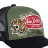 Casquette trucker avec filet en sergé de coton Patches