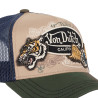 Casquette trucker avec filet en sergé de coton Patches
