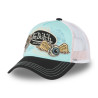 Casquette trucker avec filet en sergé de coton Patches