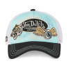 Casquette trucker avec filet en sergé de coton Patches