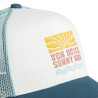 Casquette trucker avec filet en sergé de coton et broderie Surf Sun