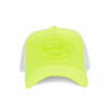 Casquette baseball premium fluo bicolore avec patch rubber print Fluo