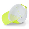 Casquette baseball premium fluo bicolore avec patch rubber print Fluo