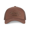 Casquette baseball avec filet en sergé de coton et patch Rubber Logo