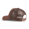 Casquette baseball avec filet en sergé de coton et patch Rubber Logo