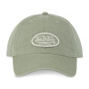 Casquette dad cap en sergé de coton avec patch brodé Log