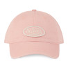 Casquette dad cap en sergé de coton avec patch brodé Log