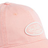 Casquette dad cap en sergé de coton avec patch brodé Log