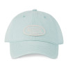 Casquette dad cap en sergé de coton avec patch brodé Log