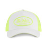 Casquette trucker bicolore avec filet avec patch Fluo