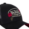 Casquette baseball avec filet femme avec broderie Roses