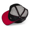 Casquette baseball avec filet femme avec broderie Roses