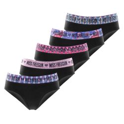 Lot de 5 culottes fille en coton Ethnik