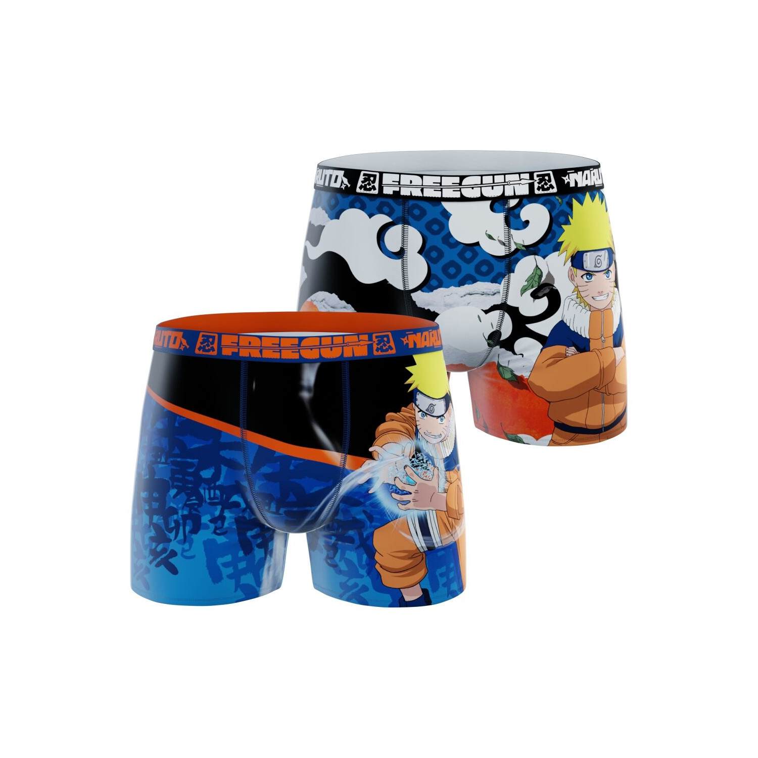 Lot de 2 boxers enfant Naruto Classic Naruto Lot de 2 boxers enfant Naruto Classic Naruto