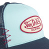 Casquette trucker avec filet effet usé et patch brodé Used