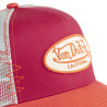 Casquette trucker avec filet effet usé et patch brodé Used