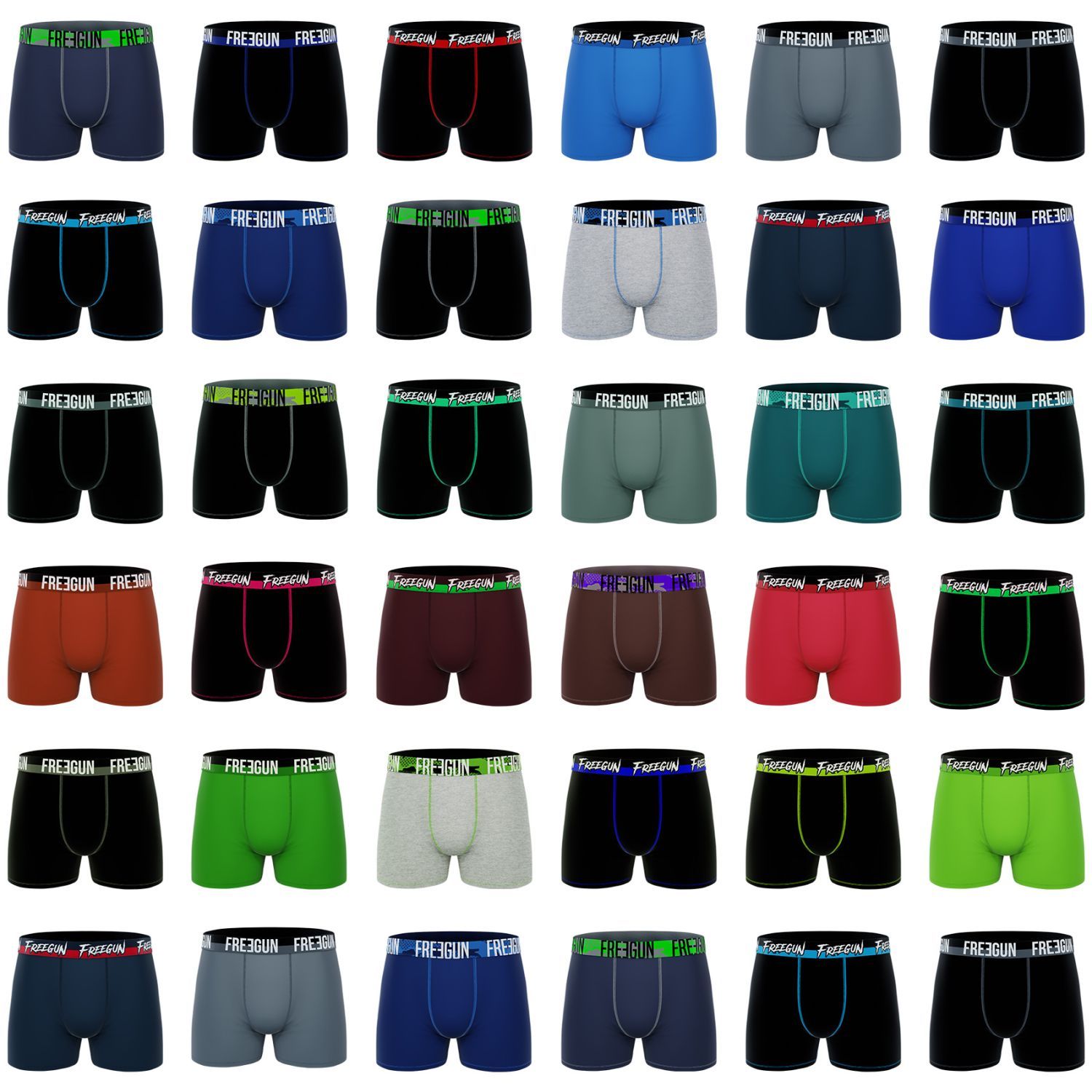 Pack Surprise de 5 Boxers homme en coton