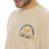 T-shirt homme col rond manches courtes imprimé Dos Relax Fit Vibes T-shirt homme col rond manches courtes imprimé Dos Relax Fit Vibes
