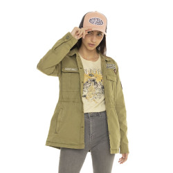 Veste militaire femme avec...