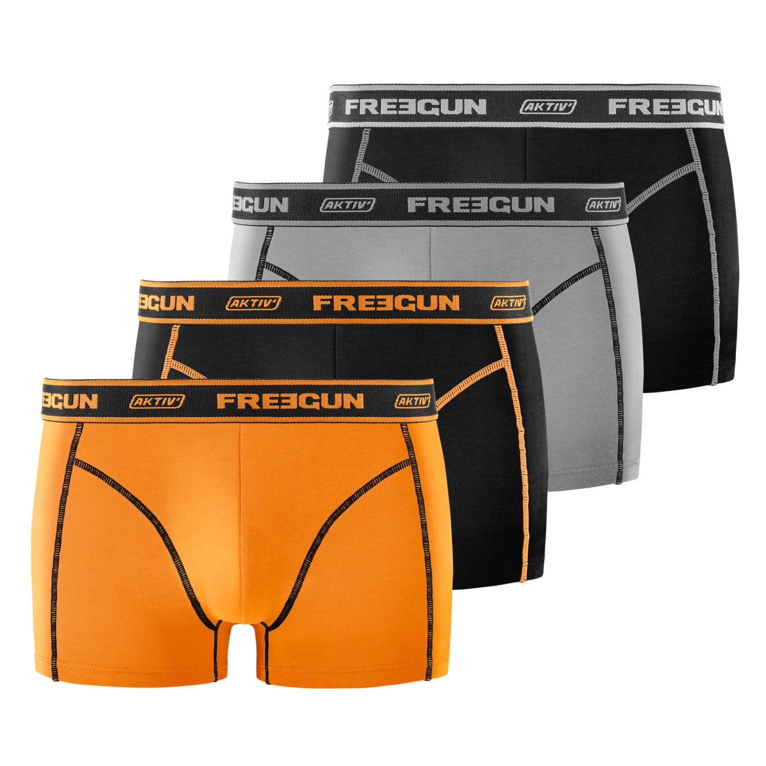 Lot de 4 boxers homme Aktiv
